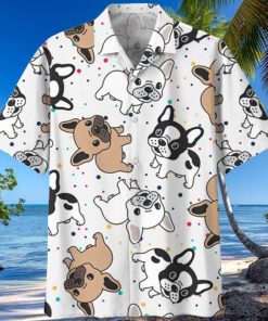 French Bulldog White Nice Design Unisex Hawaiian Shirt For Men And Women Dhc17063074