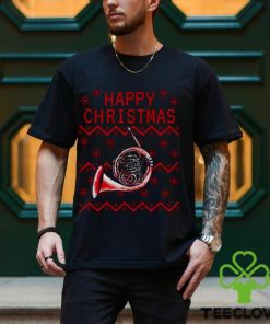 French Horn Christmas Brass Teacher Musician shirt