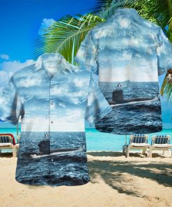 French Submarine Perle Hawaiian Shirt