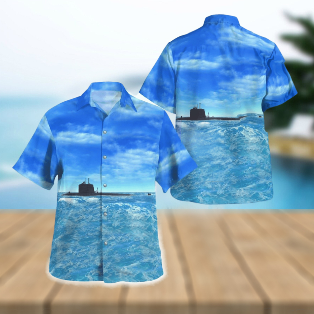 French Submarine Rubis Hawaiian Shirt French Submarine Rubis Hawaiian Shirt