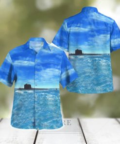 French Submarine Rubis Hawaiian Shirt