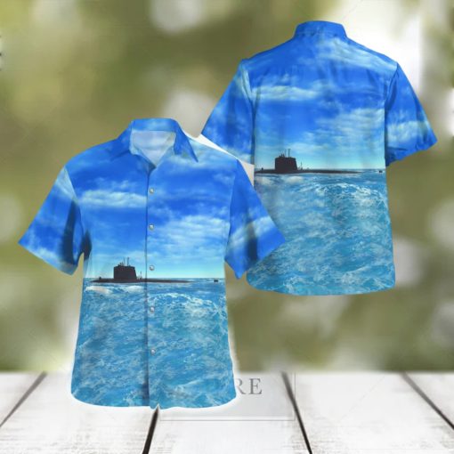 French Submarine Rubis Hawaiian Shirt