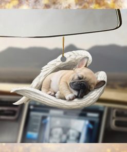 French bulldog Sleeping Angel Ornament