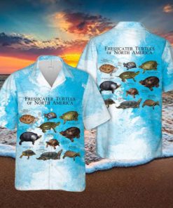 Freshwater Turtles of North America Hawaiian Shirt