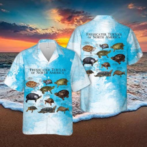 Freshwater Turtles of North America Hawaiian Shirt