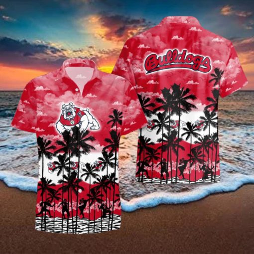 Fresno State Bulldogs Tropical Hawaiian Shirt