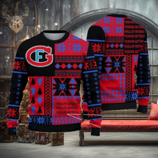 Fribourg Gotteron Summer National League Und Swiss League 3D Ugly Christmas Sweaters For Fans Gift