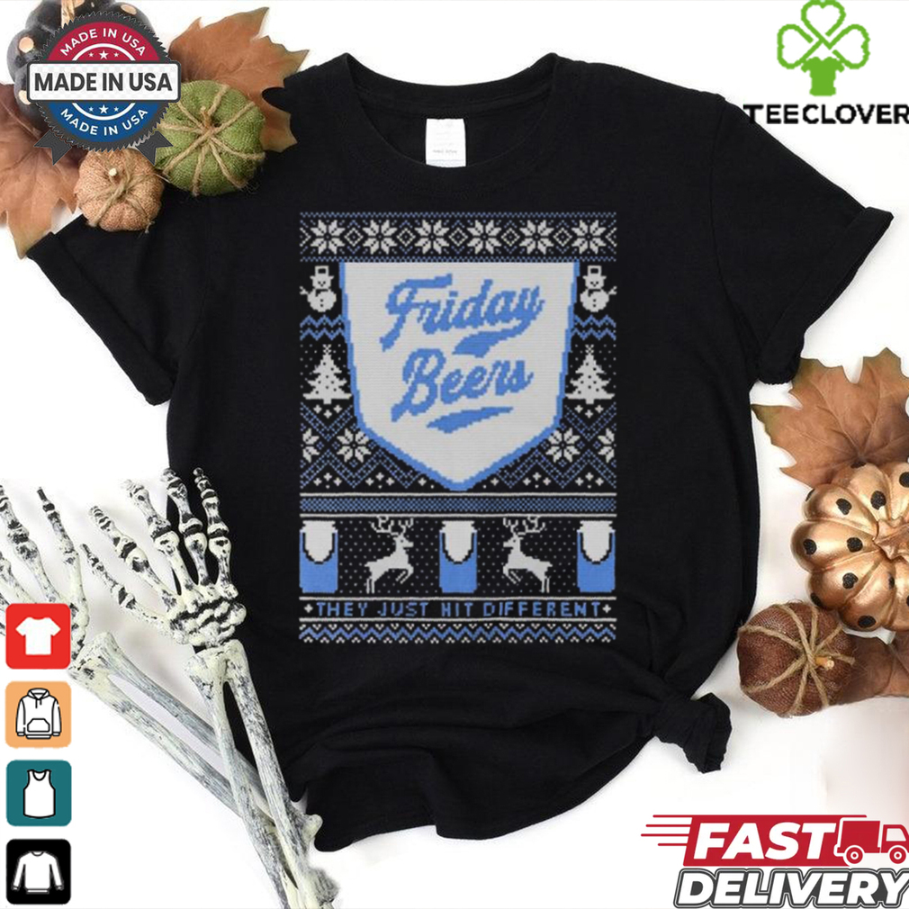Friday Beers Holiday Ugly Christmas 2024 T shirts Friday Beers Holiday Ugly Christmas 2024 T shirts