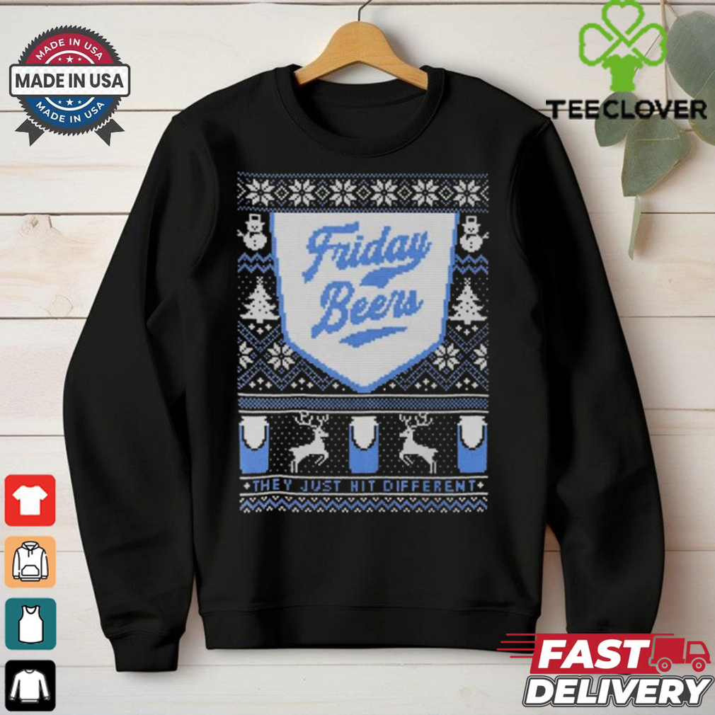 Friday Beers Holiday Ugly Christmas 2024 T shirts Friday Beers Holiday Ugly Christmas 2024 T shirts