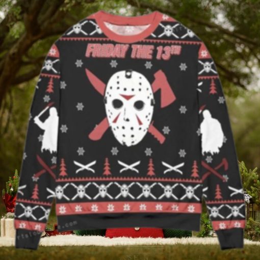 Friday The 13th Jason Voorhees Mask Ugly Sweater