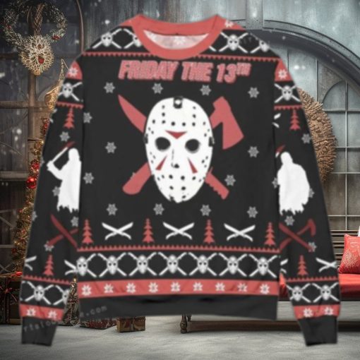 Friday The 13th Jason Voorhees Mask Ugly Sweater