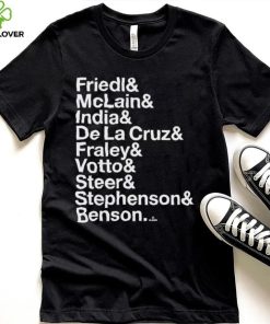 Friedl Mclain India De La Cruz Fraley Votto Steer Stephenson Benson Shirt