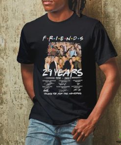 Friends 29 years 1994 2023 thank you for the memories signatures shirt