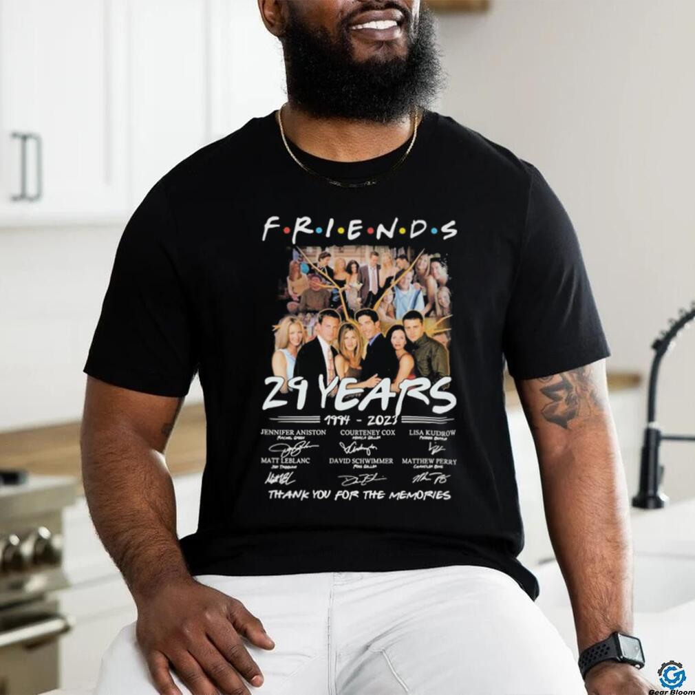 Friends 29 years 1994 2023 thank you for the memories signatures shirt Friends 29 years 1994 2023 thank you for the memories signatures shirt