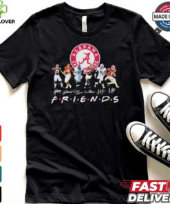 Friends Alabama Crimson Tide Players Signatures Shirt