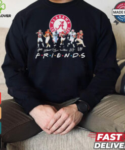 Friends Alabama Crimson Tide Players Signatures Shirt