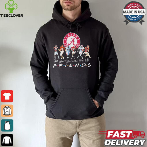 Friends Alabama Crimson Tide Players Signatures Shirt
