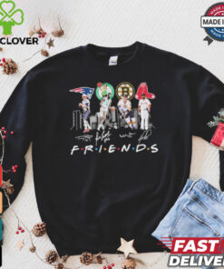 Friends Boston Sports Teams Players Signatures Shirt