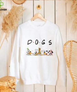 Friends Cartoon All Character Mickey Snoopy Pluto Scooby Doo Fan shirt