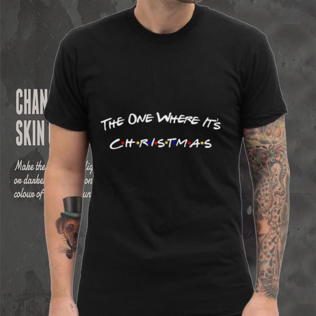 Friends Christmas Shirt Black The One Where It’s Shirt Friends Christmas Shirt Black The One Where It’s Shirt