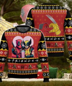 Friends Deadpool and Wolverine Ugly Sweater
