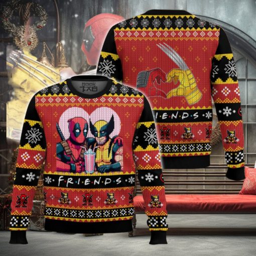 Friends Deadpool and Wolverine Ugly Sweater