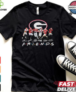 Friends Georgia Bulldogs Teams Players Signatures Shirt
