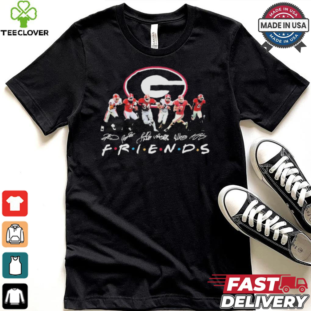 Friends Georgia Bulldogs Teams Players Signatures Shirt Friends Georgia Bulldogs Teams Players Signatures Shirt