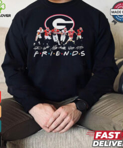 Friends Georgia Bulldogs Teams Players Signatures Shirt