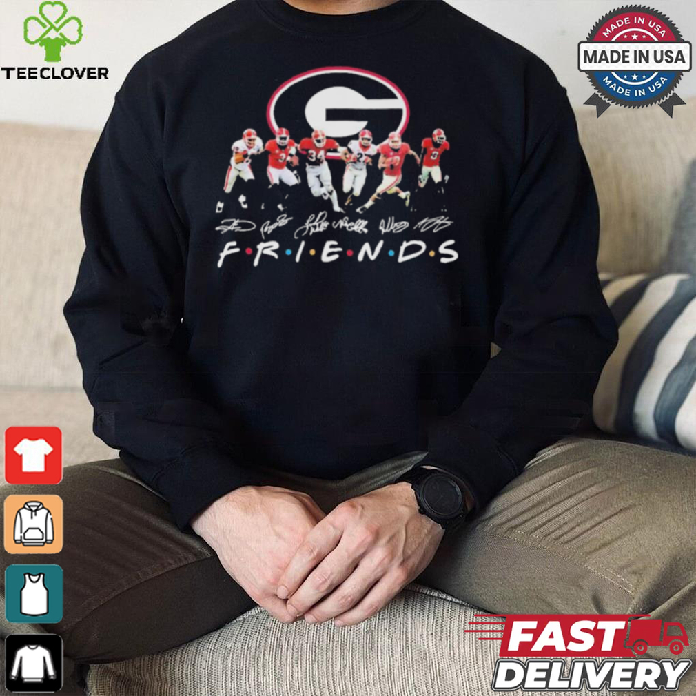 Friends Georgia Bulldogs Teams Players Signatures Shirt Friends Georgia Bulldogs Teams Players Signatures Shirt