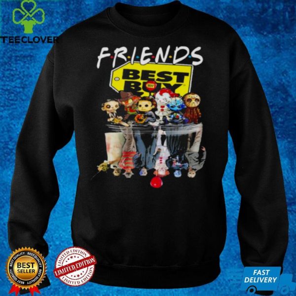 Friends Horror Movie Chibi Characters Water Reflection Best Buy Shirt