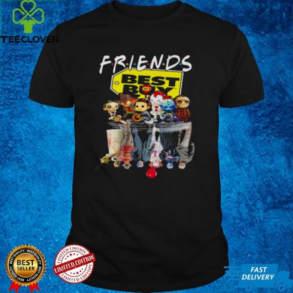 Friends Horror Movie Chibi Characters Water Reflection Best Buy Shirt