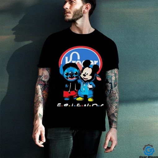 Friends Mickey Mouse And Stitch Kroger Shirt