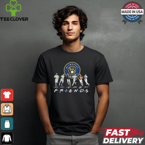 Friends Milwaukee Brewers Players Signatures Shirt