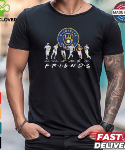 Friends Milwaukee Brewers Players Signatures Shirt