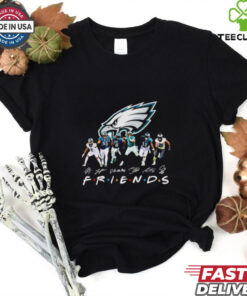 Friends Philadelphia Eagles players signatures 2D T shirt