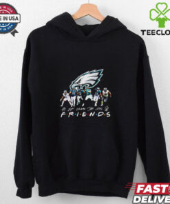 Friends Philadelphia Eagles players signatures 2D T shirt
