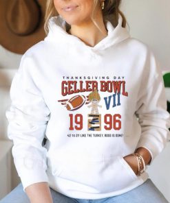 Friends Thanksgiving Geller Bowl College Letters Shirt