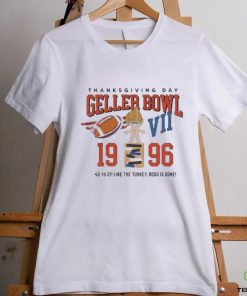 Friends Thanksgiving Geller Bowl College Letters Shirt