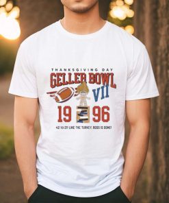 Friends Thanksgiving Geller Bowl College Letters Shirt