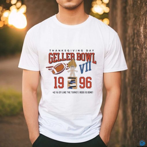 Friends Thanksgiving Geller Bowl College Letters Shirt