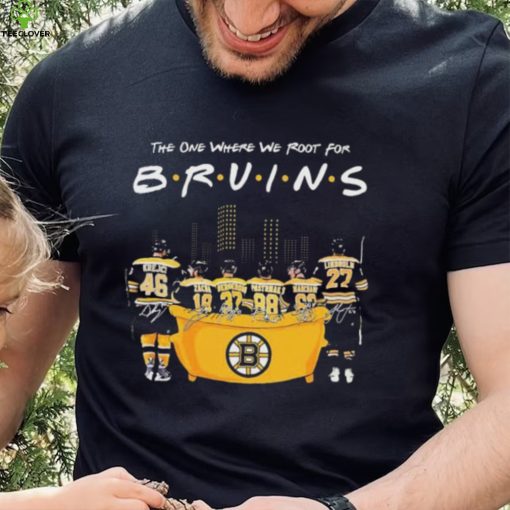 Friends The One Where We Root For Boston Bruins Signature Shirt