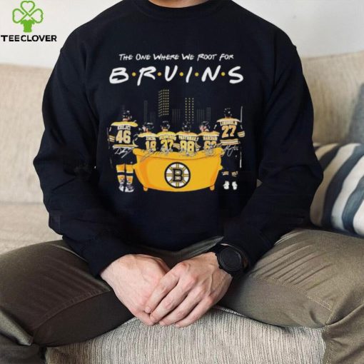 Friends The One Where We Root For Boston Bruins Signature Shirt