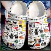 Cowboys Logo Pattern Custom Name Clogs