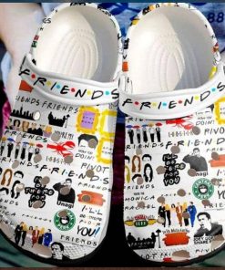 Friends Tv Series Adults Crocs Clog Shoes