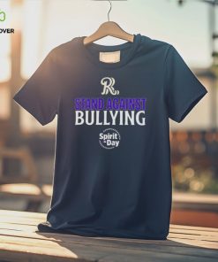 Frisco RoughRiders Spirit day stand against bullying shirt