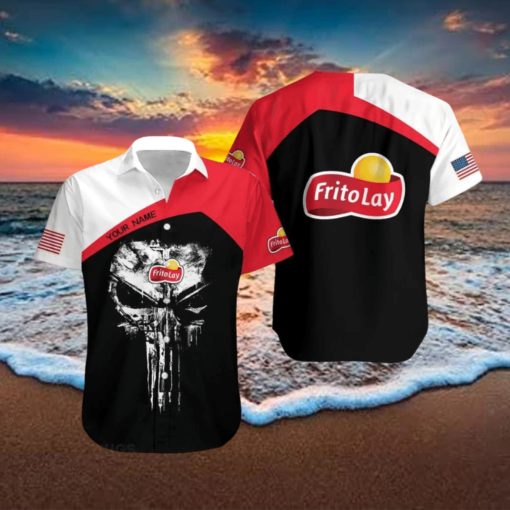 Frito Lay Vacation Logo Brand Hawaiian Shirt Skull Gift Summer Custom Name