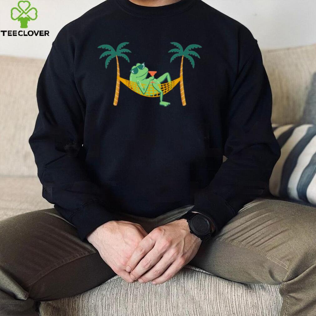 Frog At The Beach Summer Chill shirt Frog At The Beach Summer Chill shirt