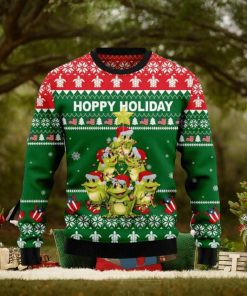 Frog Christmas Tree Ugly Christmas Sweater