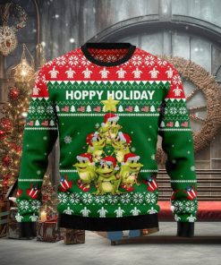 Frog Christmas Tree Ugly Christmas Sweater